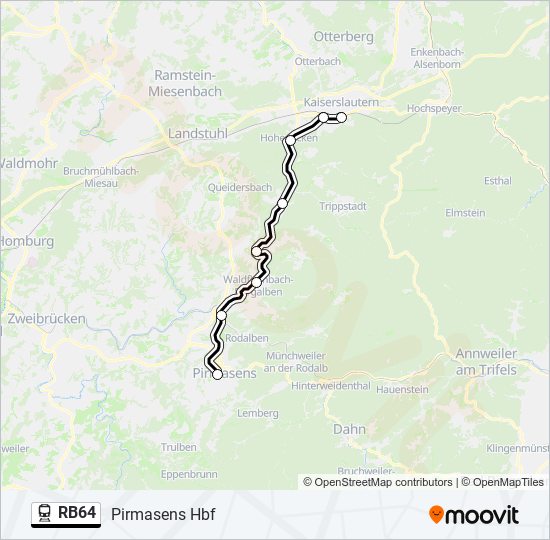 RB64  Line Map