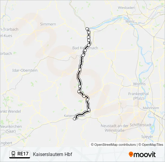 RE17  Line Map