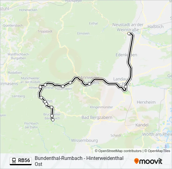 RB56  Line Map