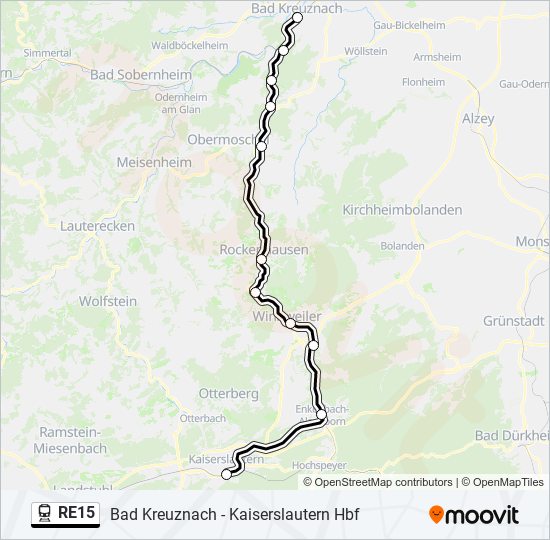 RE15  Line Map