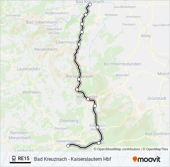 RE15  Line Map