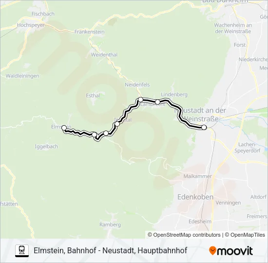 KUCKUCKSBÄHNEL Train Line Map