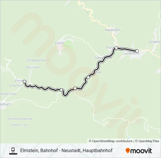 KUCKUCKSBÄHNEL Train Line Map