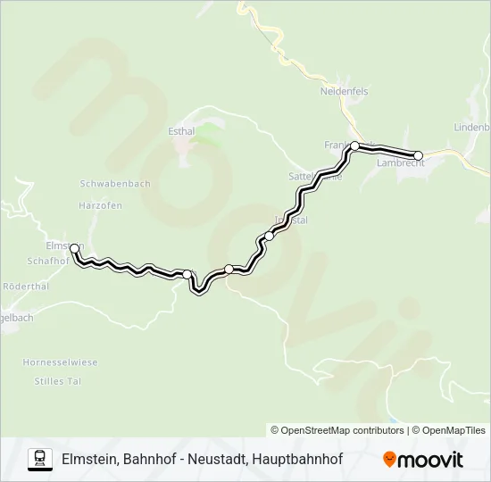 KUCKUCKSBÄHNEL Train Line Map