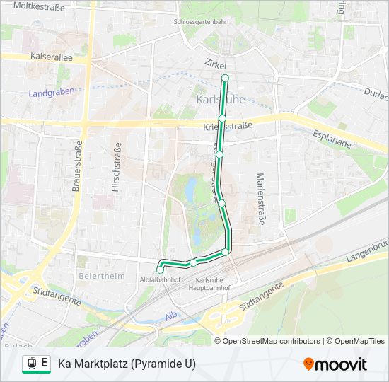 E Light Rail Line Map