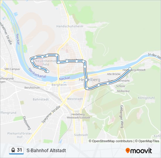 31 light rail Line Map