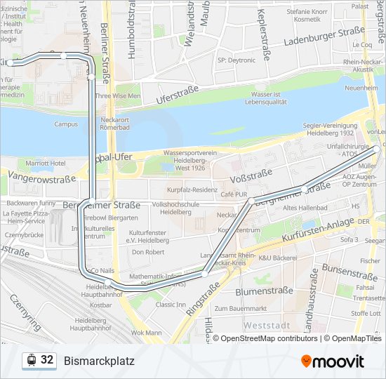 32 Light Rail Line Map