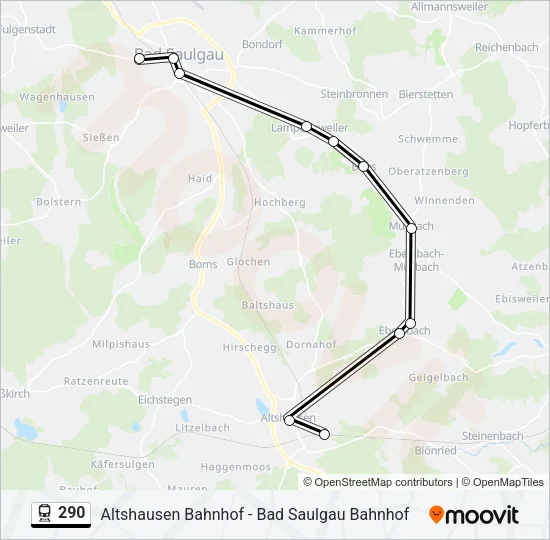 290 Train Line Map