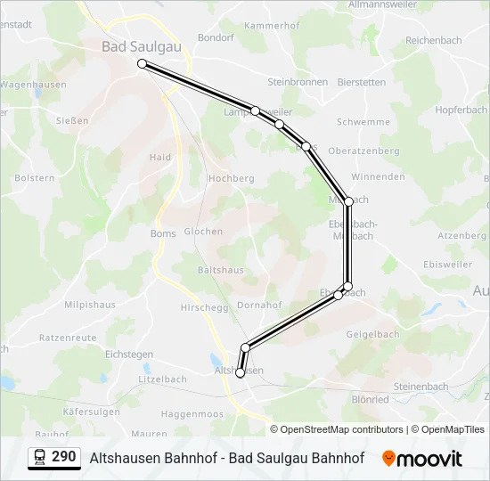 290 Train Line Map