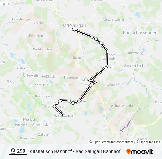 290 Train Line Map