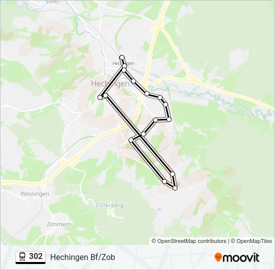 302 Train Line Map