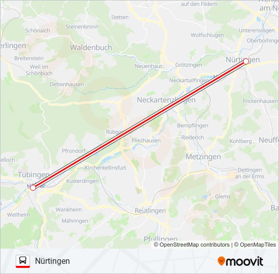 SEV EXPRESS bus Line Map