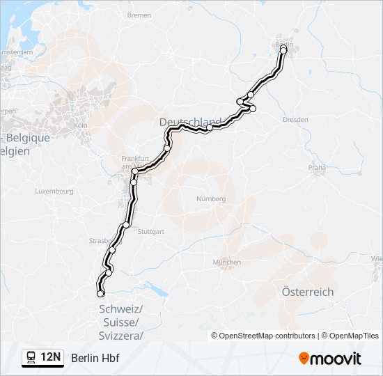 12N  Line Map