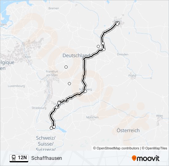 12N  Line Map