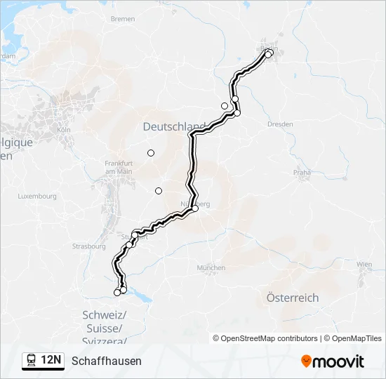 12N  Line Map