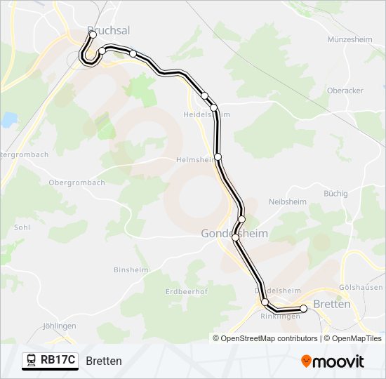 RB17C Train Line Map