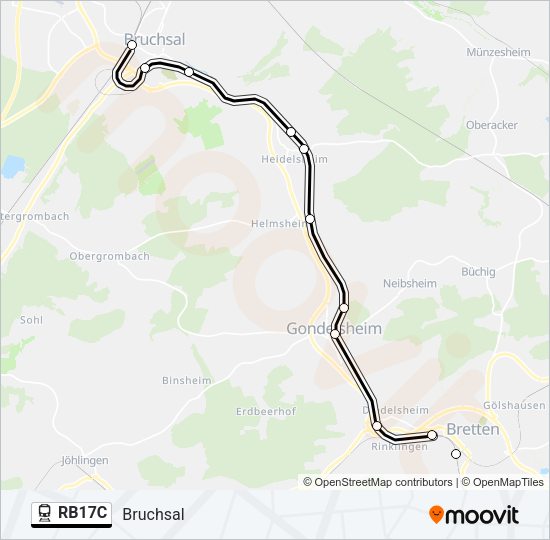 RB17C Train Line Map