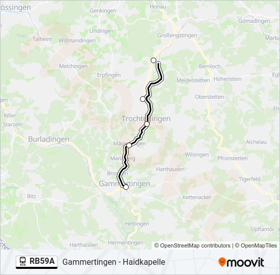 RB59A Train Line Map