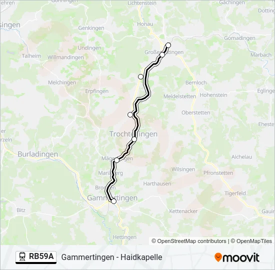 RB59A Train Line Map