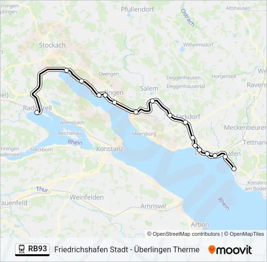 RB93  Line Map