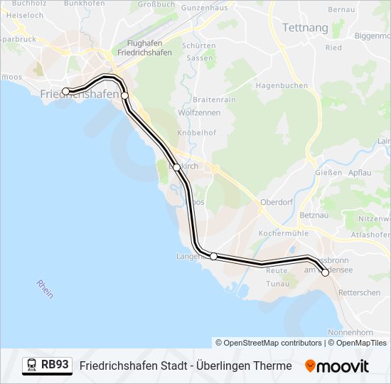 RB93  Line Map