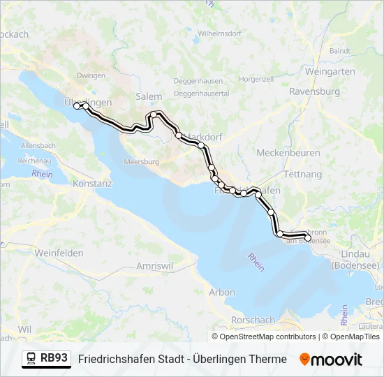 RB93  Line Map