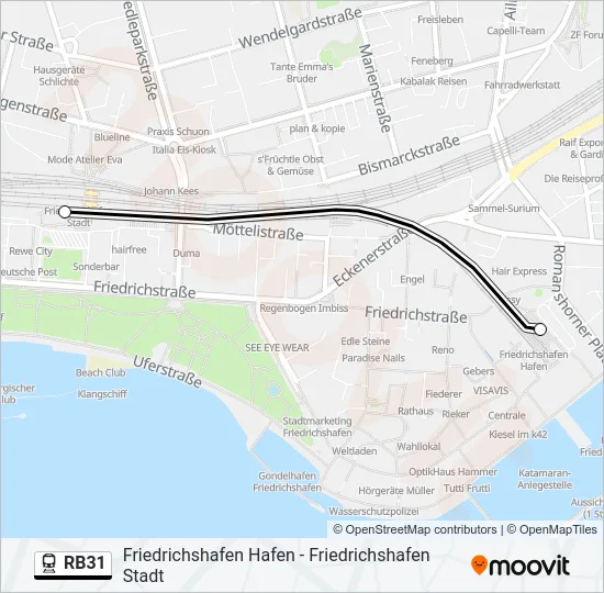 RB31  Line Map