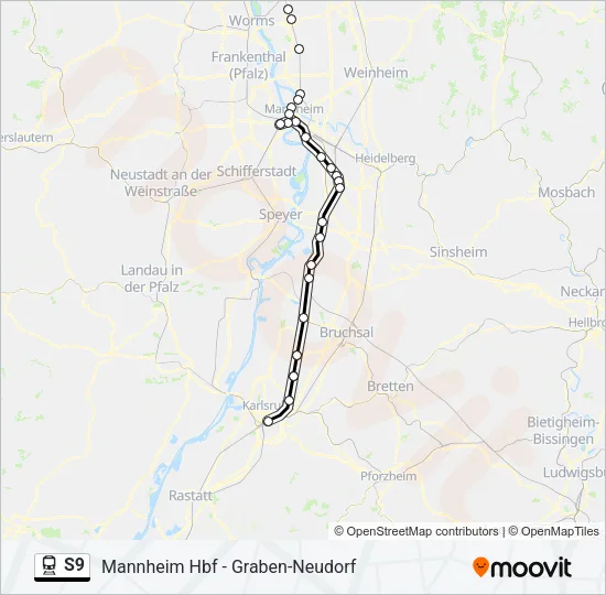 S9  Line Map