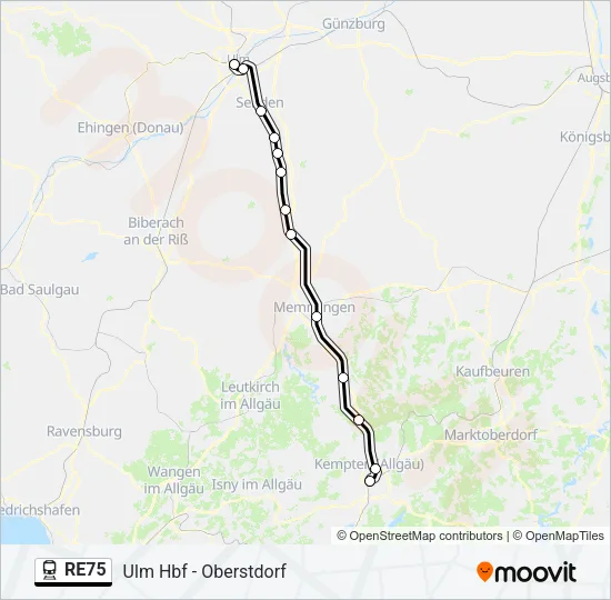RE75  Line Map