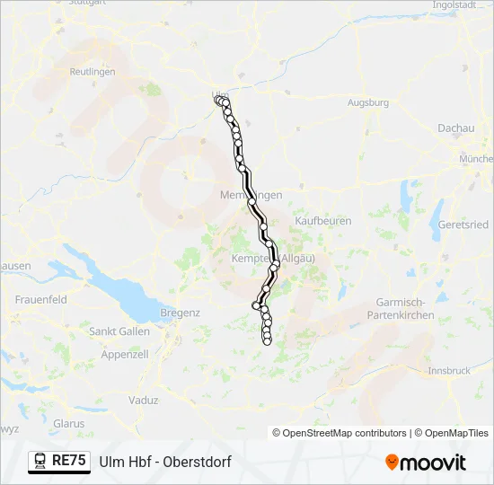 RE75  Line Map