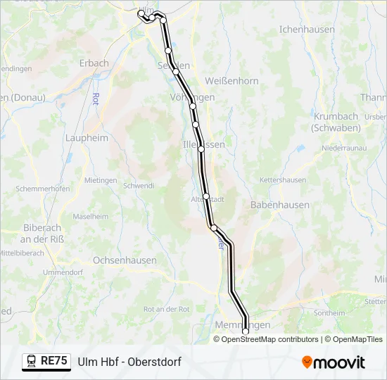 RE75  Line Map