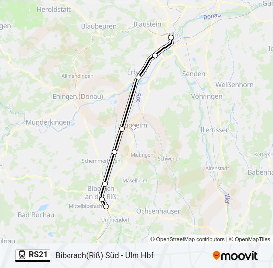 RS21  Line Map