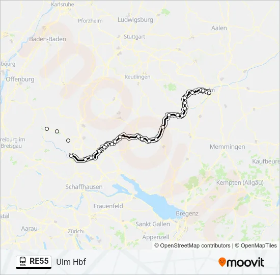 RE55  Line Map