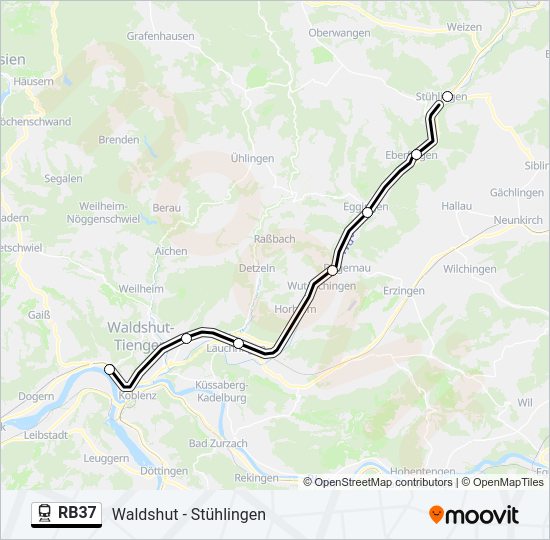 RB37  Line Map