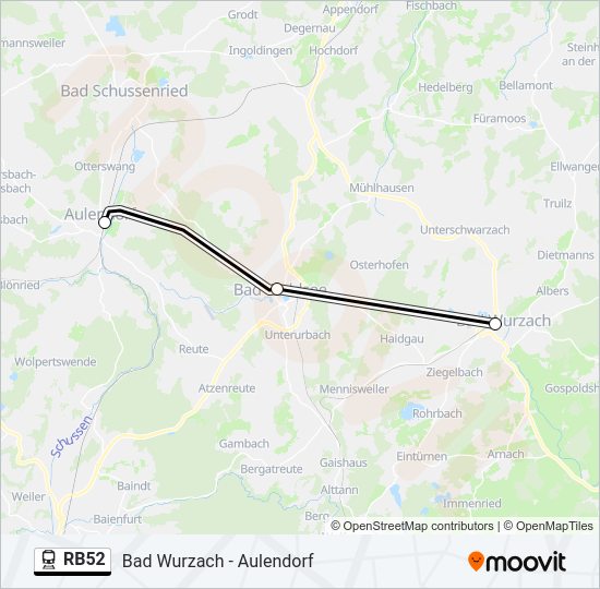 RB52  Line Map