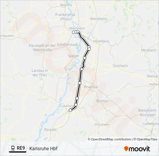 RE9  Line Map