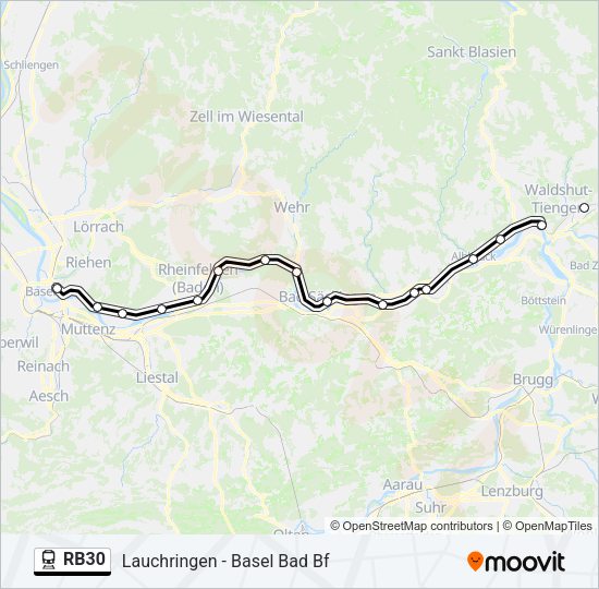 RB30  Line Map