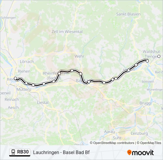 RB30  Line Map