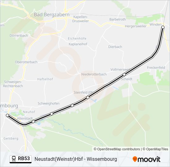 RB53  Line Map