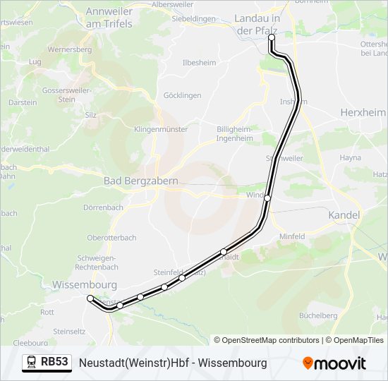 RB53  Line Map