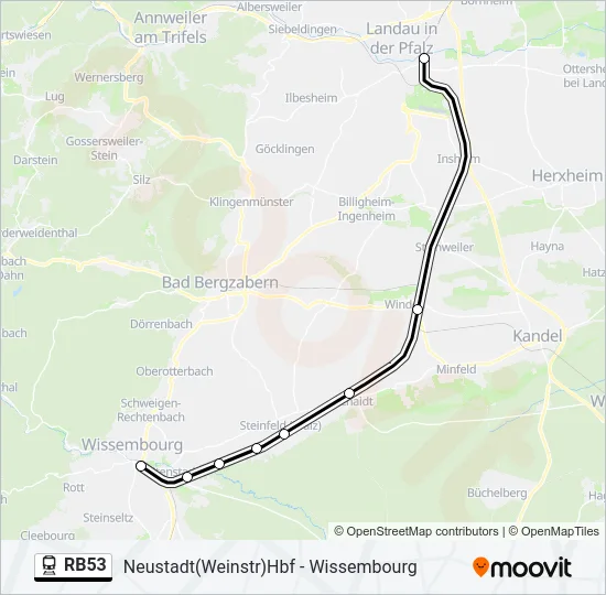 RB53  Line Map