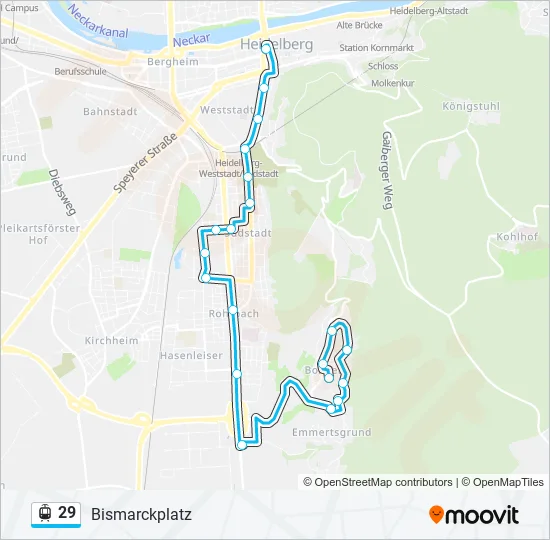 29 Light Rail Line Map