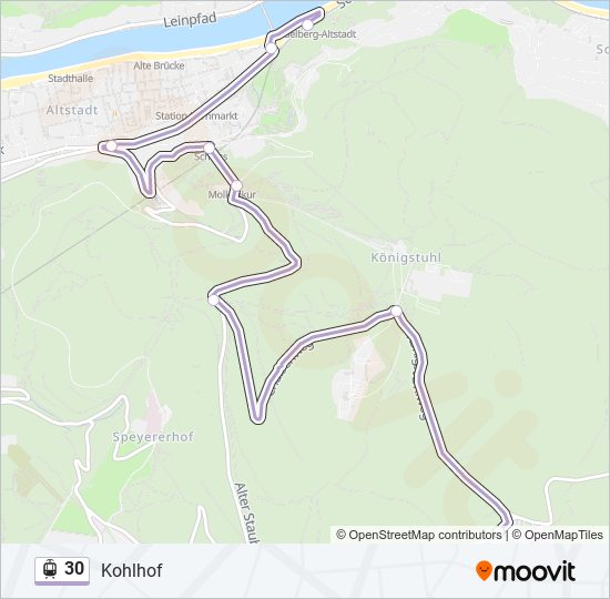 30 Light Rail Line Map