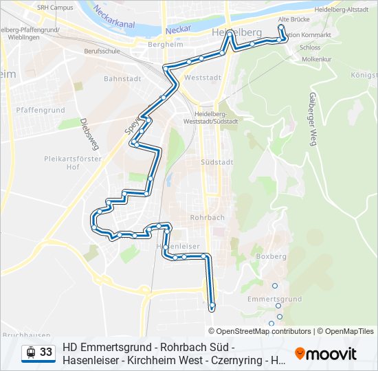 33 Light Rail Line Map