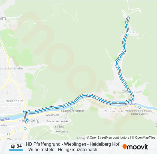 34 Light Rail Line Map