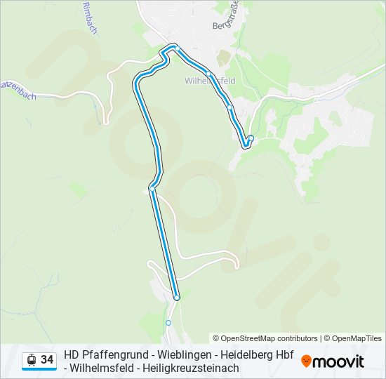 34 Light Rail Line Map