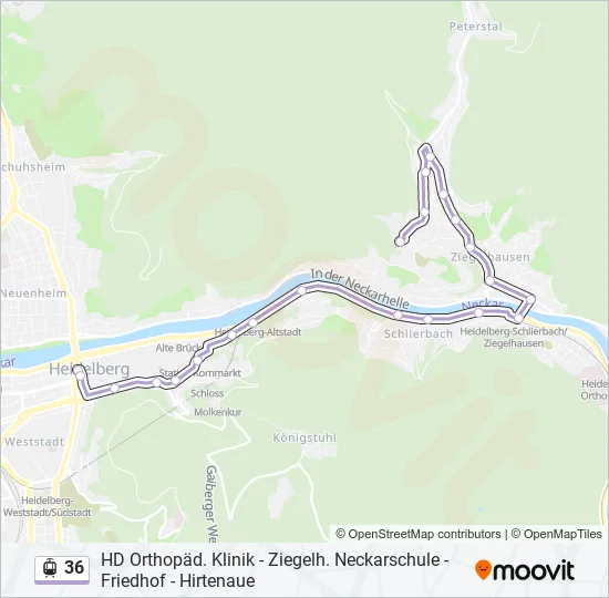 36 Light Rail Line Map