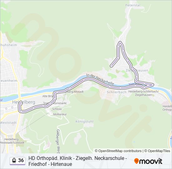 36 Light Rail Line Map