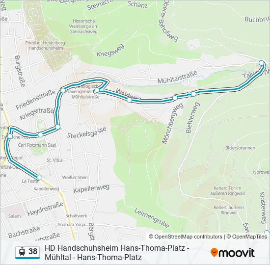 38 Light Rail Line Map