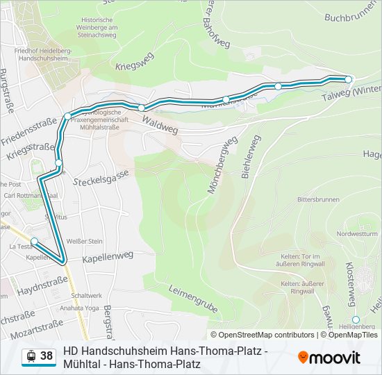 38 light rail Line Map